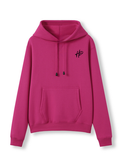 HOT PINK KIDS/WOMENS HOODIE