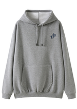 Navy Gingham Hoodie