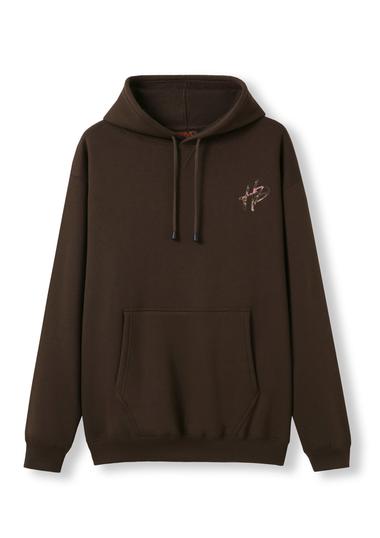 Brown and Pink Camo Hoodie
