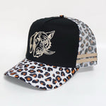Black And Leopard Trucker Cap
