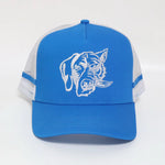 Blue And White Trucker Cap