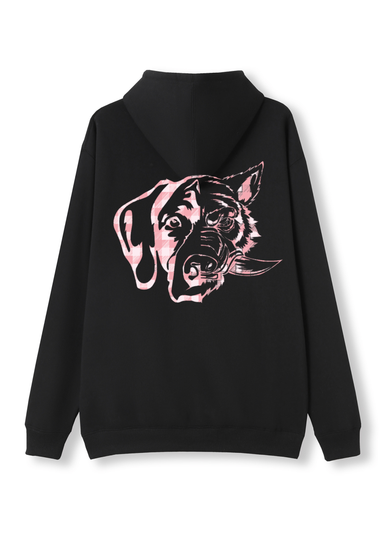 Pink Gingham Hoodie