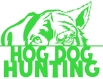 Hogdog Hunting Car sticker